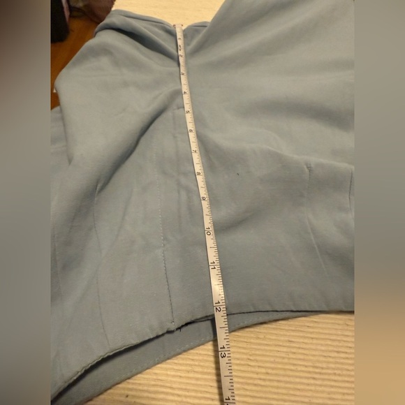 Zara Wide Leg Pants in Light Blue - Picture 7 of 8